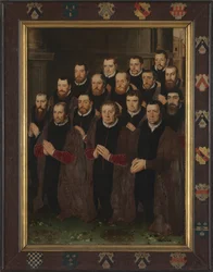 Panel 1 z 16 portretami członków Bractwa Krwi Świętej
Panel 1 z 16 portretami członków Bractwa Krwi Świętej